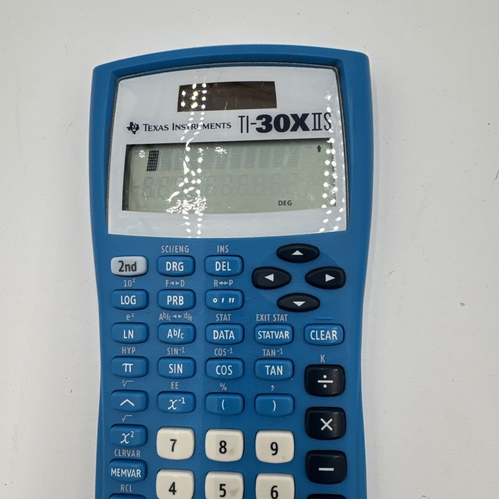 Texas Instruments TI-30X IIS Two-Line Scientific Calculator - Blue - Picture 3 of 9